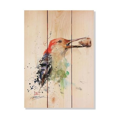 WILE E. WOOD Wile E. Wood DCWA-1115 11 x 15 in. Crousers Woodpecker & Acorn Wood Art DCWA-1115